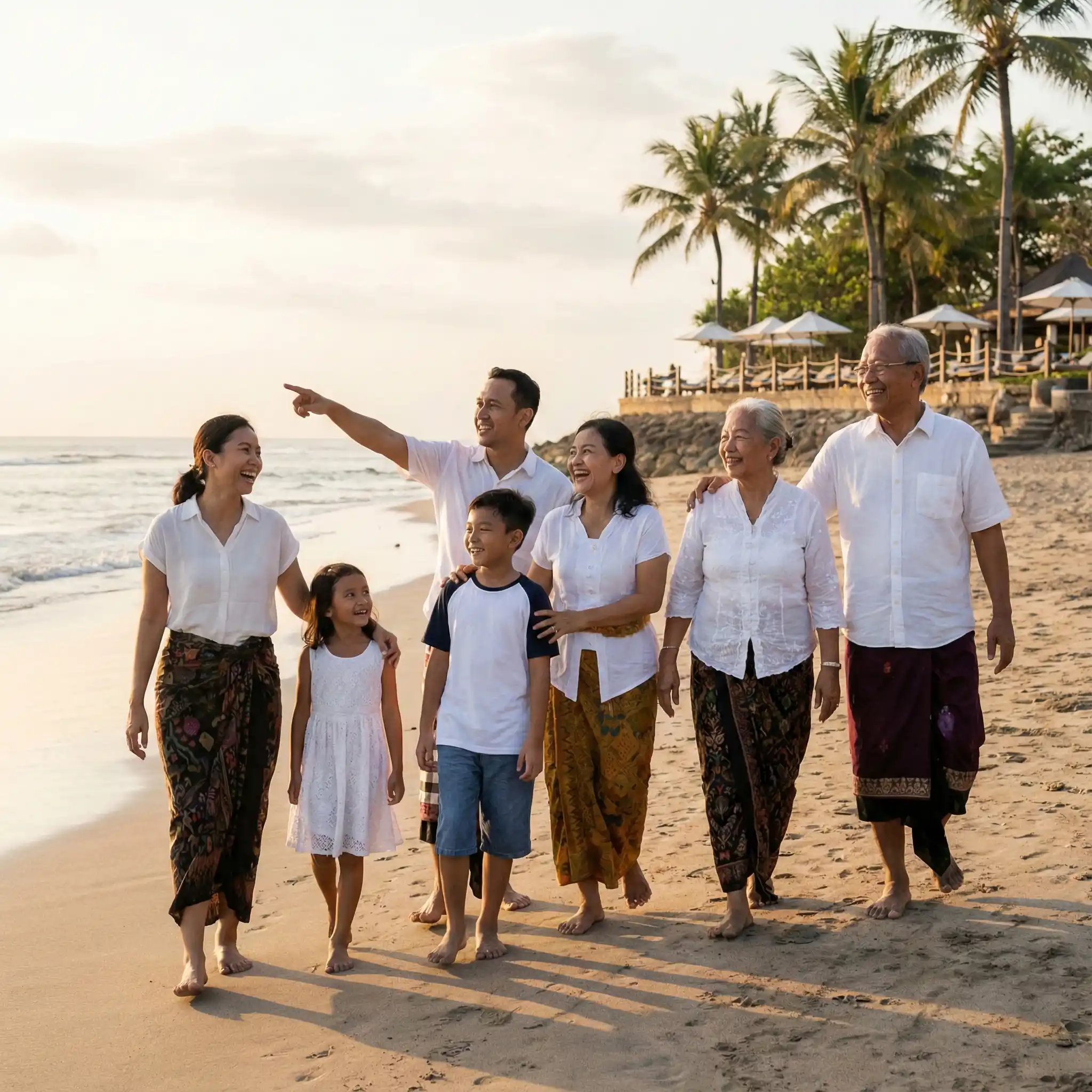 Suasana Private Family Trip yang Nyaman