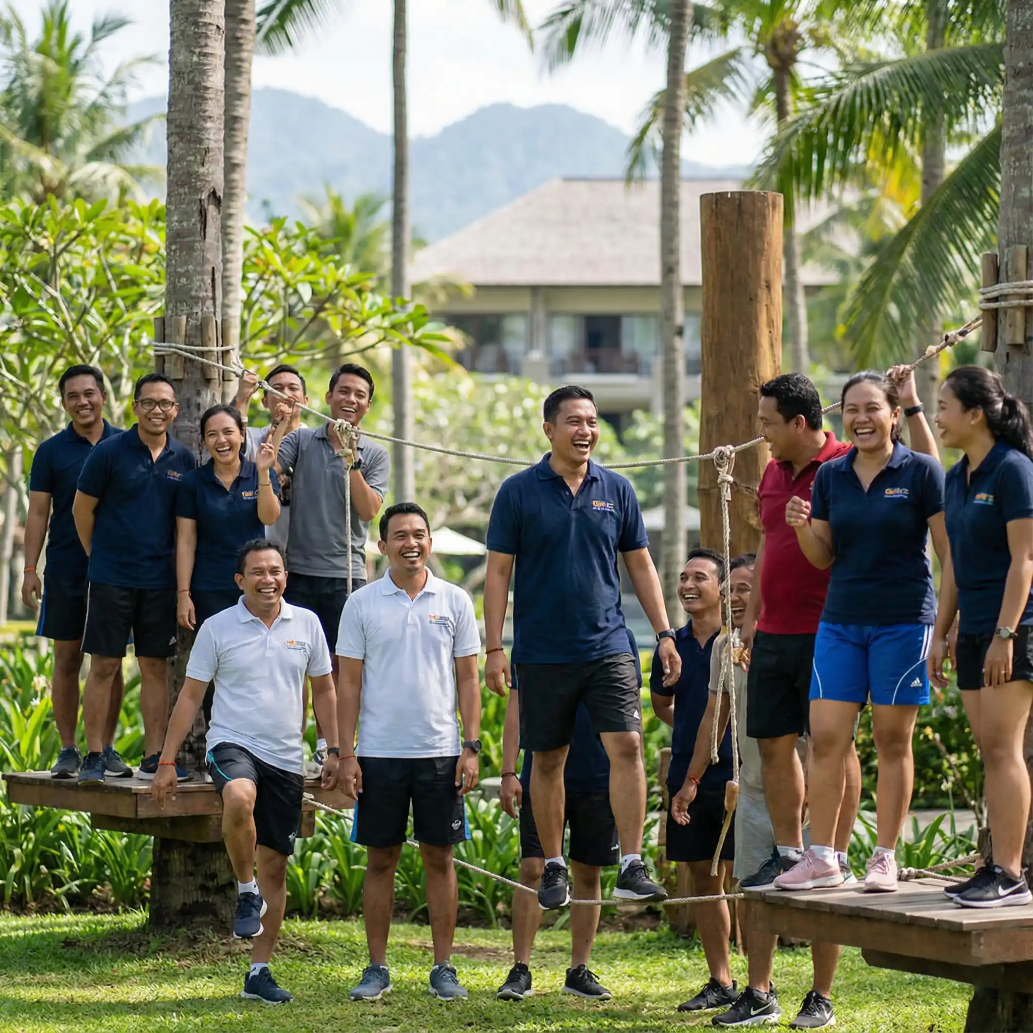 Aktivitas Team Building dan Outbound Perusahaan